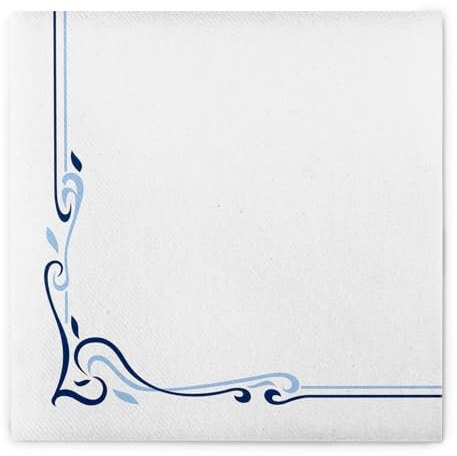 Mank Airlaid-Servietten 40 x 40 cm | perfekt für Gastronomie und Feiern | textilähnlich und saugstark | 50 Stück | Colour Line (Blau)