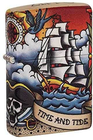 Zippo Lighter, Brass, Blue, One Size 49532