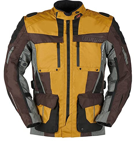 Furygan BREVENT 3en1 - Veste Moto Touring & Aventure – Toute saison – Blouson moto Waterproof, Respirant & Thermique - rétroréfléchissant - D3O