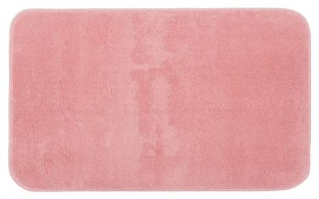 Gözze - Premium Rutschfester Badteppich, RIO, 100% Microfaser, 70 x 120 cm - Altrosa