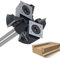 Akylin Spoilboard Surfacing Router Bits 1/4 Shank,1-1/2 Cutting Dia. 2+2 Indexable Insert Knife Design,Planer Bits,for Wood Slab Flattening,Rabbeting&Planing