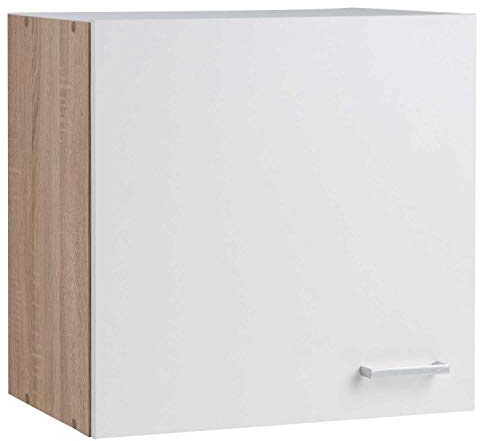 Möbel Jack Küchenschrank Hängeschrank Oberschrank SOLERO 14 | Eiche Sonoma | Weiß | 1 Tür