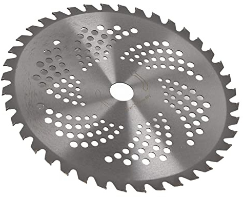 Leapiture Decespugliatore in carburo Lama per Tosaerba Tagliaerba Decespugliatore per carichi pesanti Lama da taglio Disco da taglio 255x25,4 mm Acciaio per la casa