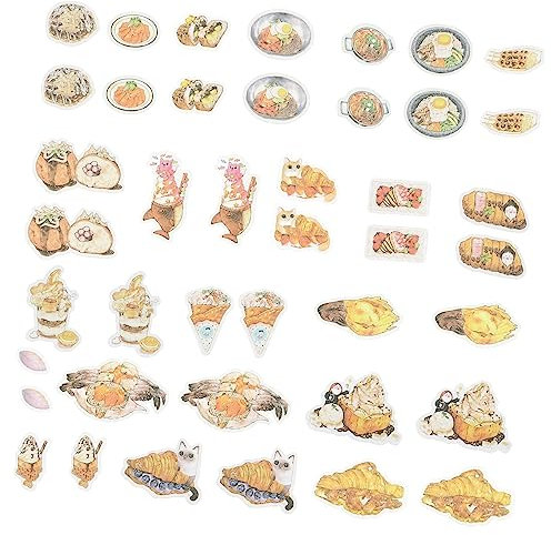 SEWACC Sticker Vintage Scrapbook Boxen Selbstklebend Dekorative Aufkleber Für Album Karten Diy Handarbeit Lesezeichen Laptop Tagebücher Sammelalben