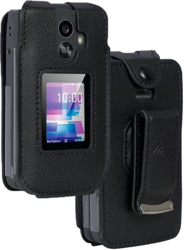 Nakedcellphone Fitted Series for TCL Flip 3 Phone Case - Black