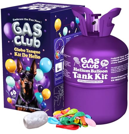 13L Helium Tank for Balloons At Home Up To 50 Latex Balloons Helium Balloon tank