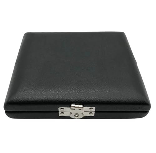 NihaoWXM Oboe Rohretui Oboenrohrblatt zur Aufbewahrung im Etui, Holz-Leder-Behälter, Etui-Halter, Aufbewahrungsbox for 6 Oboenrohrblätter Oboe Reed Case