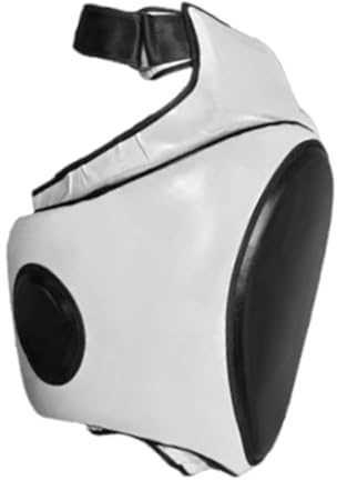 Baoblaze Kick Boxing Thigh Pad,Kicking Striking Body Pad,Kickboxing Muay Thai Kickboxing Women Men Workout,Boxing Training Foot Target, left white