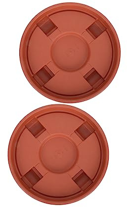 WEKADRIN 2piezas Palet Ruedas para Macetero De Plástico Soporte para Macetas De Balcón Bandeja para Macetas Rueda para Jardín