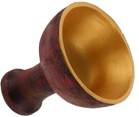 Mikinona Figura Aventurero Copa del Sacrificio Religiosa de Resina, Decoración Retro Solemne para Ceremonias y Altar, Fácil de Colocar