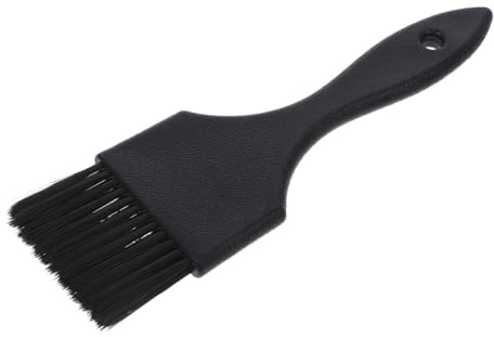Hemobllo Cepillo Para Teñir Cabello Profesional Aplicador De Tinte Mango Ergonómico Herramienta De Salón Para Coloración Fácil y Duradera Negro