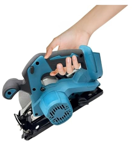 Hookurity Raboteuse électrique portative sans Fil Machine de découpe Circulaire électrique Portable sans balais de 7 Pouces, Rechargeable, Compatible avec Les Batteries 18 V