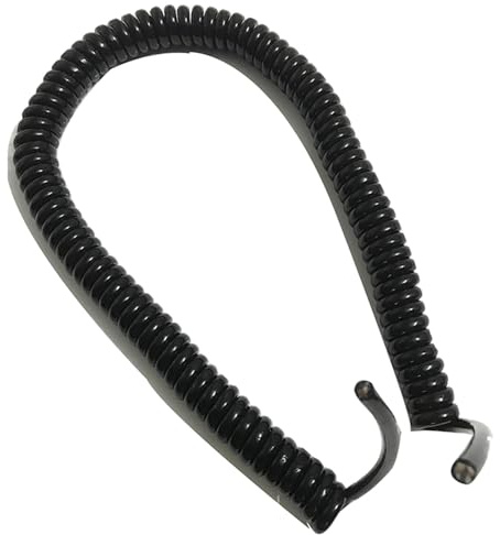 Cavo elettrico, cavo a spirale telescopico, Cavo estensibile a 10 conduttori, diametro esterno quadrato da 0,3 mm, schermato, a spirale, 1 metro a 5 metri(Stretch 5 Meters)