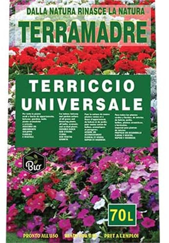 1 PZ TERRICCIO UNIVERSALE TERRAMADRE TERRIFLORA LT 70 UNI EN (42)
