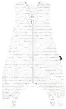 Alvi Sleep-Overall Light | Ideal für den Sommer mit 0,5 TOG, kurzarm, leicht und Reißverschluss für angenehmen Schlafkomfort in warmen Nächten