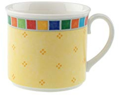Villeroy & Boch Twist Alea Limone Tazza da Cappuccino, Porcellana Premium, Alea, 300 ml