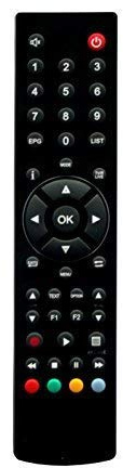 WISI OB12, Ersatz-Fernbedienung WISI-Receiver OR18, OR18 HDMI, OR20, OR20 HDMI, OR21, OR22, OR25, OR26, OR28, OR100, OR120, OR151, OR152, OR180, OR180 A, OR180 D, OR184, OR234, OR252, OR280, OR294