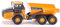 siku 3506, John Deere Dumper, Baustellenfahrzeug, 1:50, Metall/Kunststoff, Orange, Kippbare Mulde