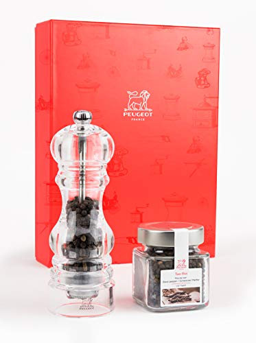 Peugeot Saveurs 35785 Poivre en scène Transparent/verre Transparent 18 cm
