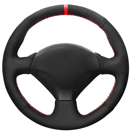 MEWANT Lenkradbezug Handstich aus Suede Auto Lenkradschoner für Honda S2000 2000-2008 Civic SI RSX Type-S