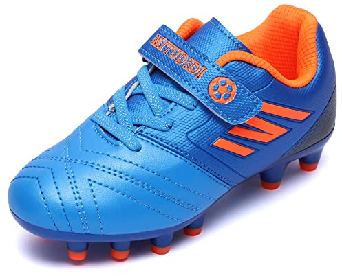 Zapatillas de Fútbol Niño Football Shoes Niña Botas de Fútbol FG/AG Libre Atletismo Zapatos de Entrenamiento Unisex 28-37