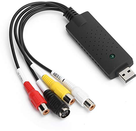 Tarjeta de Captura USB 2.0 - Adaptador de Tarjeta de Captura de Video de Audio Compuesto AV/y S-Video Tarjeta de colección de Video para el operativo XP/Vista / 7/8/10 / Linux