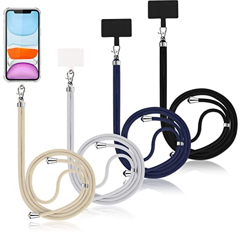 Yoedge Universal Handyband Geeignet für alle Smartphones,Einstellbar und Abnehmbar Schlüsselband Halsband Kordel zum Umhängen,Smartphonekette für Unterwegs Kompatibel mit iPhone/Samsung/Xiaomi/Huawei