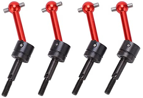 SPYMINNPOO Arbre D'entraînement 4 Pièces, Pièces de Mise à Niveau CVD d'arbre D'entraînement en Métal 1/10 70mm Compatibles avec TT02 1:10 RC Toysandgames Accessoires De Voitures Miniatures