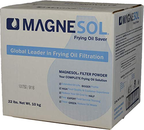 Magnesol Deep Fryer with Oil Filtration, Magnesol Fryer Oil Filter Powder