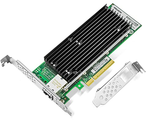 Tarjeta de red PCI-E NIC de 10 GB, puerto RJ45 de cobre único con controlador Intel X540-T1, PCI Express v3.0 X8, adaptador Ethernet para Windows Server/Windows/Linux/ESX, en comparación con Intel