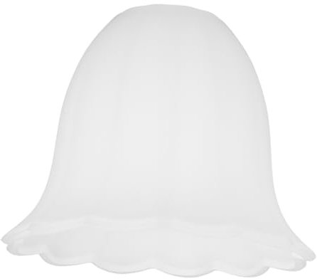 OATIPHO Frostglas Lampenschirm Blumenform Pendelleuchte Lampenabdeckung Für Deckenlicht Innen Sanftes Licht Dekorativ Einfach Zu Montieren Geeignet Für Wohnzimmer Und Schlafzimmer