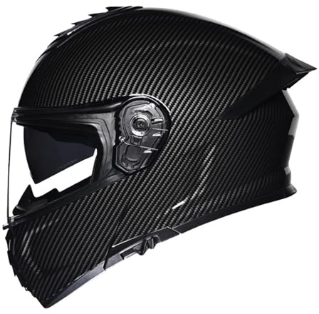 Motorradhelm Modularer Klapphelm mit Doppelter Sonnenblende, Unisex Integralhelm ECE Zulassung, Scooter Motocross für Erwachsene Männer Frauen