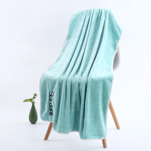 Ter Personalisiertes Strandtuch, bestickte Handtücher, personalisierte Badetücher mit Namen, individuelles Strandtuch, Badezimmer-Waschlappen (grün)