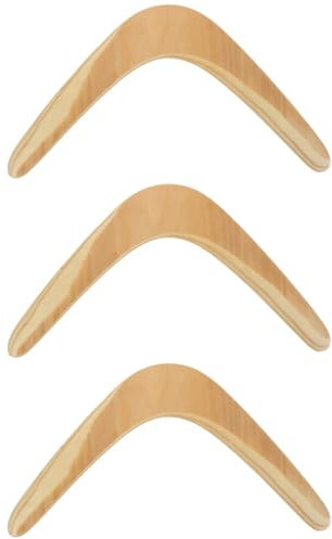 Gatuida Für Kinder und Erwachsene: Werfen Sie Bumerangs V-förmige Rückkehr handgemachtes Handwerk Holz Spielzeug Schneller Fang für Frauen und Männer