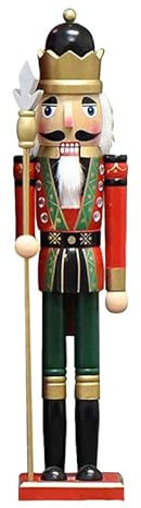 A2ZWORLD Cascanueces de Navidad grande, soldado, cascanueces, 50 cm, 1 unidad, de colores