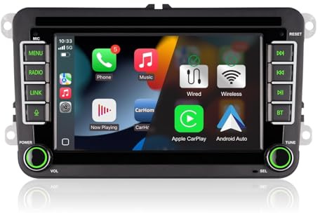 Car Radio for VW Golf 5 6 Polo Skoda Tiguan Touran Jetta Passat Polo Seat Carplay Android Auto Bluetooth