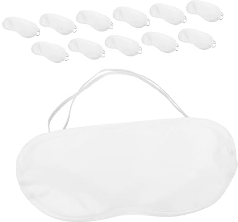 KOCKSHION Sovmasker För Resor 12-pack Mjuka Och Milda Ögonmasker För Sovande Pojkar Och Flickor Hotell Hemmabruk
