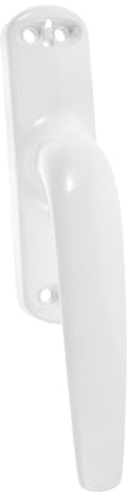 Cabilock Lockable Aluminum Alloy Rv Window Latch Handle with Lever for Camper Travel Trailers Smooth Operation and Reliable Locking Mechanism White Spacing