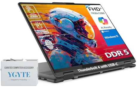 Lenovo 2025 Yoga 7i - Pantalla táctil 2 en 1 para laptop, pantalla táctil plegable FHD+ 360 de 16 pulgadas convertible, Intel Core Ultra 7, 16 GB DDR5 RAM 1 TB SSD + 512 GB PSSD, Windows 11