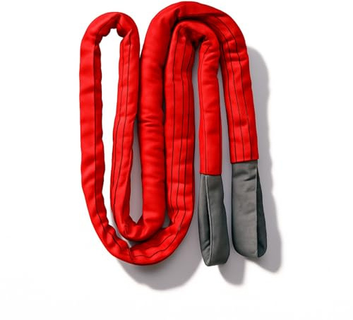 ERPINA® Correa de remolque de carga pesada 35t - 6m de poliéster para taller, agricultura y asistencia en carretera - extremadamente resistente para camiones, tractores y silvicultura (6m/35 toneladas