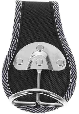 Genérico Portaherramientas Metálico Resistente para Martillo y Llave Colgador Giratorio con Clip para Cinturón hasta Organizador Práctico para Trabajo y Construcción