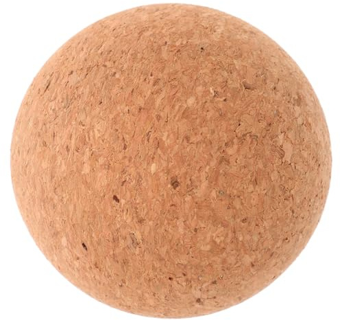 FUNOMOCYA Kork Faszienball für Yoga und Fitness mit Tragbarem Design zur Tiefen Muskelentspannung und Effektiver Selbstmassage Zuhause oder Fitnessstudio