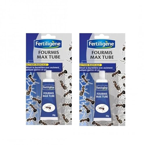 Fertiligène Fourmis Max Tube, Gel Anti-Fourmis, Lot de 2 Tubes