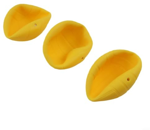 2 palline di ricambio per pallavolo per set di gioco Roundnet, palline in PVC morbido con forte rimbalzo, giallo classico, ideali per prato, spiaggia e piscina, diametro 9 cm e 12,5 cm, robuste