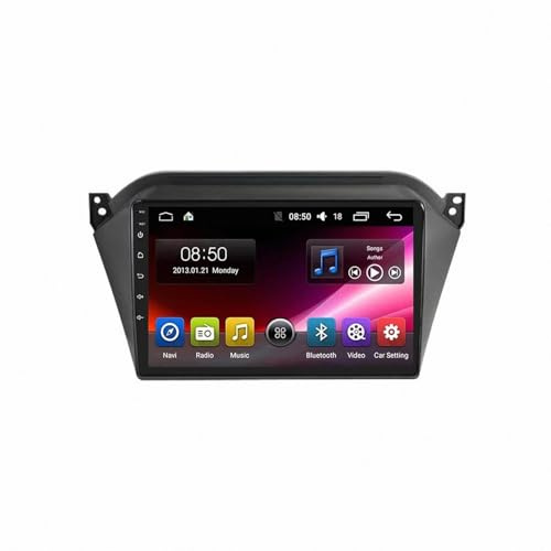 Bilnavigering för JAC S2 2015-2019 Dashcam Carplay Och Android Auto, Bärbar Bilstereo, Bilstereomottagare Med Backkamera Bilradio Stereo Gps Navi, 8 Kärna 8G＋256G