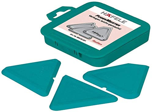 Gedotec Kit Lisseur Silicone Joint - Spatule en Silicone pour Joint Adhésif de Baignoire, Douche, Salle de Bain, Lavabo, Cuisine - Raclette Moulure et Finition - Set de 3 Pièces et Étui - Vert