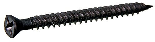 1000 Stk. QZ Schnellbauschrauben Feingewinde Konischer Kopf 3.9x45 PH-2 Stahl gehärtet phosphatiert schwarz