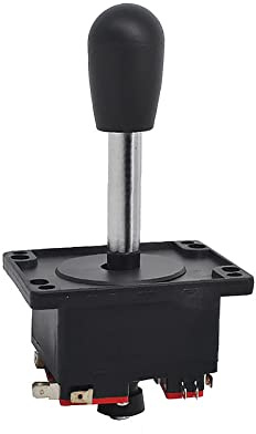 American Classic Arcade Joystick, 4/8 Way Game Joystick Ball Ajustable Competencia Estilo conmutable Gameo Joystick (negro)
