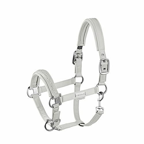 Eskadron DOUBLEPIN Crsytal Halfter pearlgrey Platinum 2022, Größe:P2
