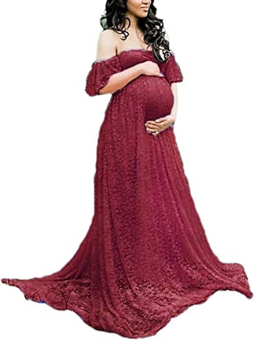 LAEMILIA Graviditetsklänning, fotografering, gravid, sommarklänning, moderskap, spetsklänning, graviditet, fotografering, elegant för strand, bröllop, kväll, cocktailfester, ceremonier, S-XXL,